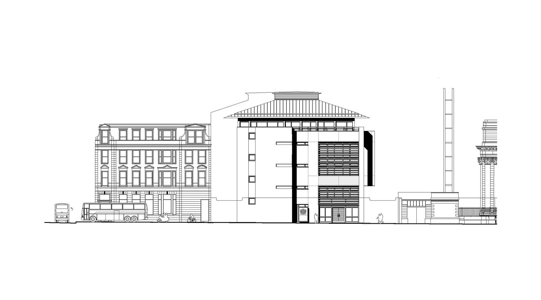 RMI Architects bar library Belfast