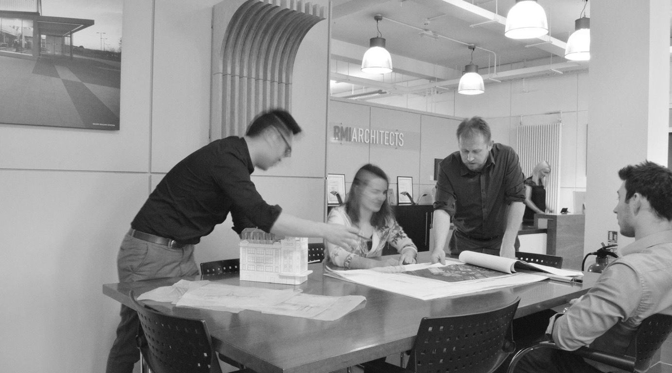 Architects working on plans